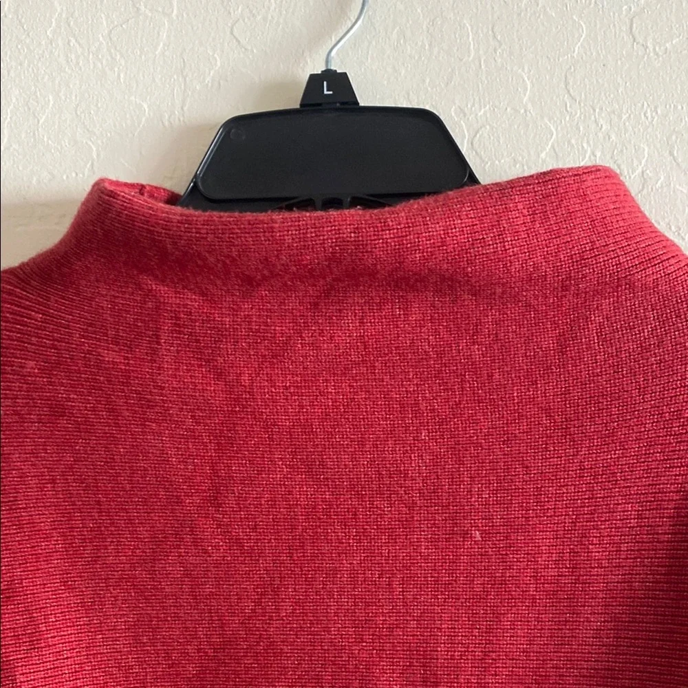 Zenana Outfitters Red Cowl Turtleneck Sweater - Picture 2 of 6